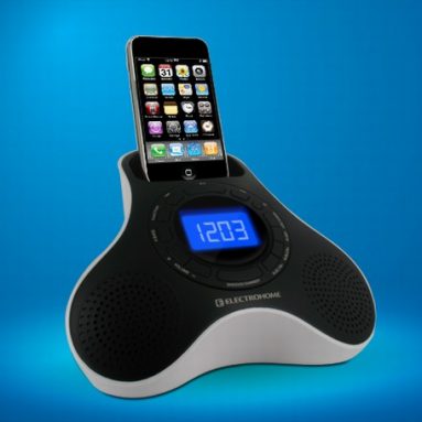Digital FM Alarm Clock Radio Speaker Dock for iPod/iPhone