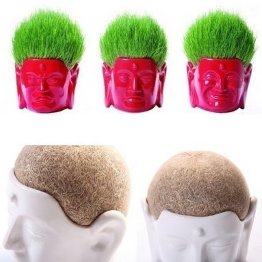 Buddha Hair Salon Flower Pot