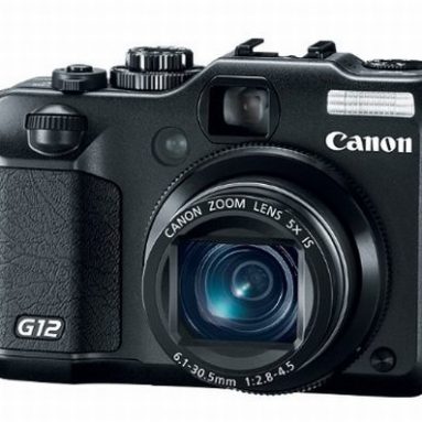 Canon G12 10MP Digital Camera with 5x Optical Image Stabilized Zoom