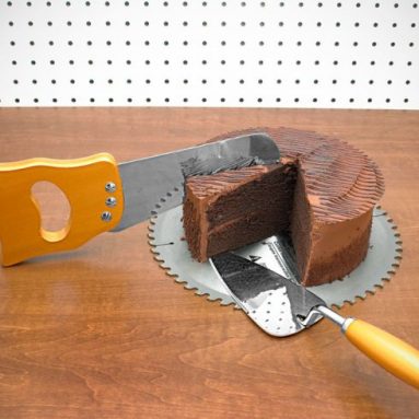 Saw and Trowel Cake Serving Set