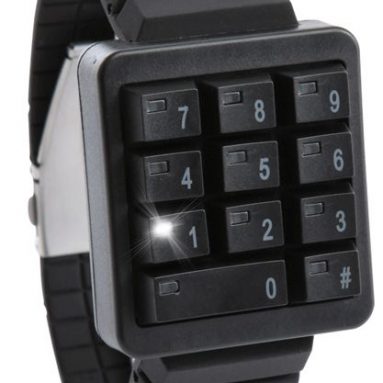 Keypad Hidden Time Watch