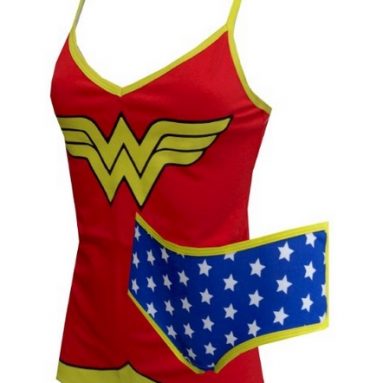 Wonder Woman Cami & Panty Set for women