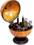 Turin Tabletop 16.5â€ Italian Replica Globe Bar