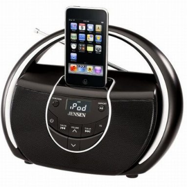 Portable Docking Music System for iPod