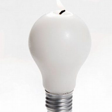 Candle Light Bulb Global Warming