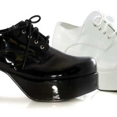 Heel Platform shoe with flashing lights