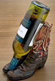 Cowboy Boot Liquor Bottle Holder