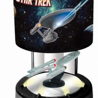 The Animated Musical Starship Enterprise Lamp