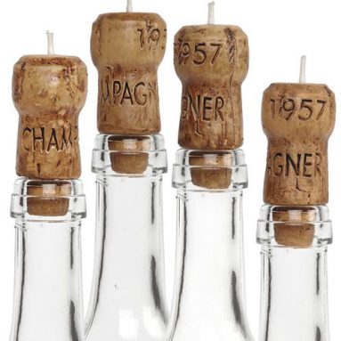 Champagne Cork Candles