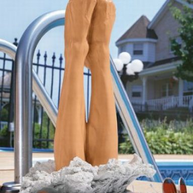 The Big Splash Divers Pool Statue