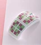 Wireless Mouse with Pink & Green Crystals