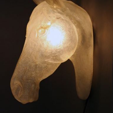 Horse Head Wall Light