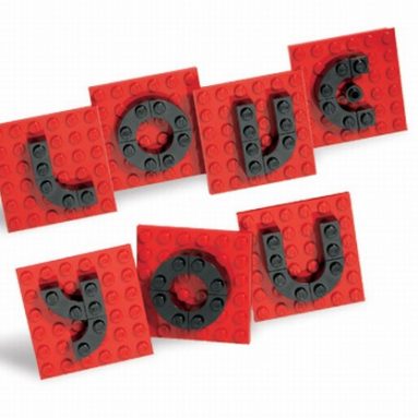LEGO Valentine Letter Set