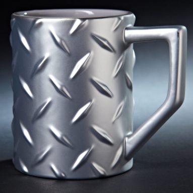 Diamond Plate Construction Mug Coffee