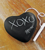 Ceramic Chalkboard Heart