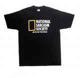 National Sarcasm Society Funny Men’s T-shirt