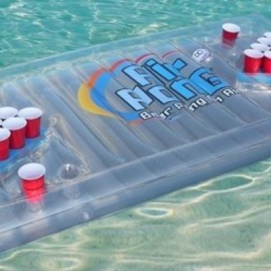 The Portable, Inflatable Beer Pong Table
