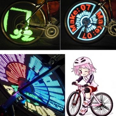LED bike wheel animation lighting