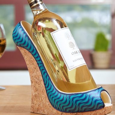 Ocean Wave Shoe Wine Bottle Holder