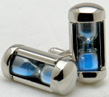 Sands of Time Functional Hourglass Cufflinks