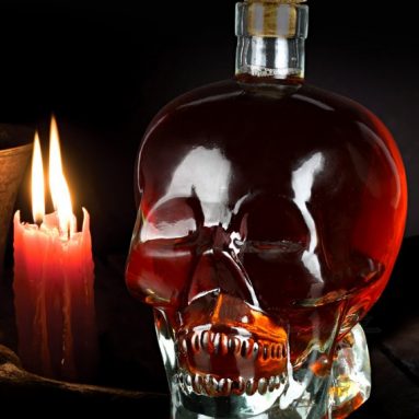 Spirit Head Skull Liquor Decanter