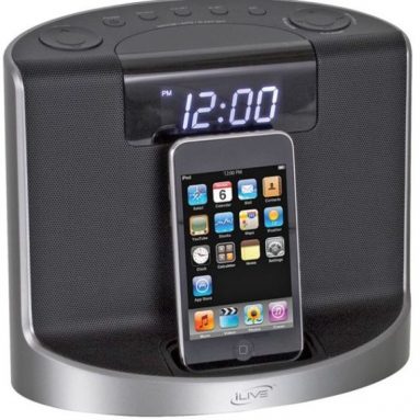 Intelli-set Clock Radio with Docking and Recharging for iPod