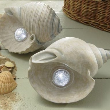 Solar Seashell Lights