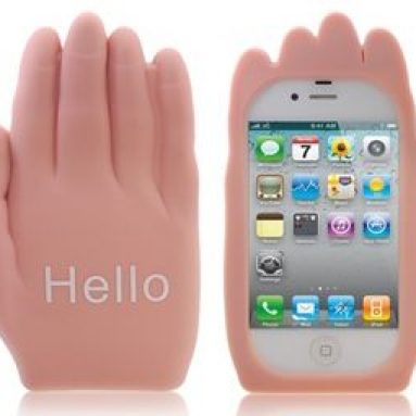 Hello Palm Shaped Silicone Case for iphone 4/ 4S