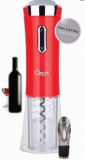 Ozeri Nouveaux II Electric Wine Opener in Red