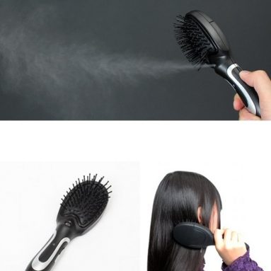 Thanko USB Hairbrush Mist Spray
