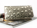 Cobblestone Pattern Clutch Purse
