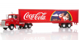 Coca Cola Christmas Truck With Light Up Trailer