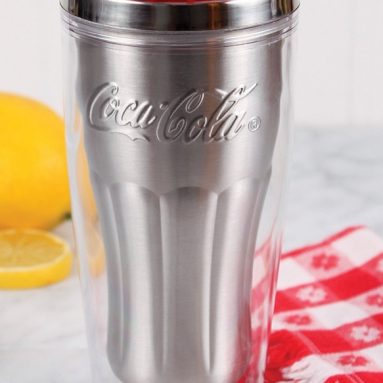 Coca-Cola Coke Stainless Steel And Acrylic Travel Tumbler