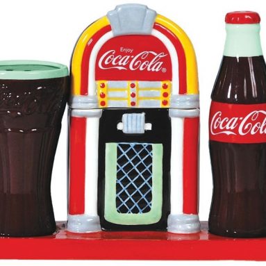 Coca-Cola Juke Box Salt And Pepper Shaker Set