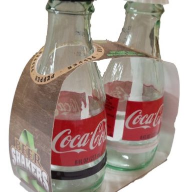 Coca-cola Recycled Glass Salt and Pepper Shaker Set