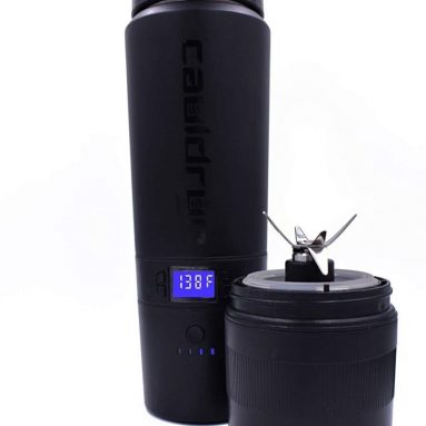 Coffee Travel Mug with Blender- Heated Mug