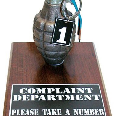 Complaint Department Grenade, “Take A Number”