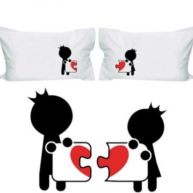 “Complete My Heart” Couple Pillowcases