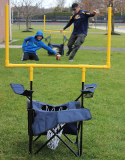 Complete game of Football built into 2 Folding Chairs