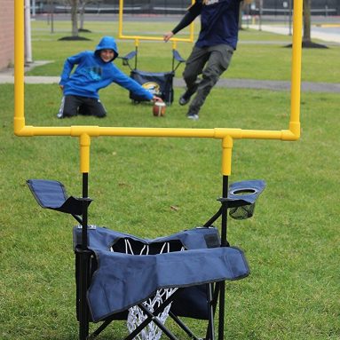 Complete game of Football built into 2 Folding Chairs