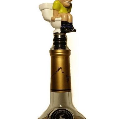 Constipated John Novelty Wine Bottle Stopper