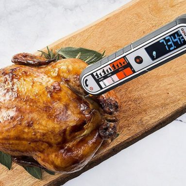Dual Meat Thermometer With Digital Thermonuclear & Infrared Readings Dust and Splash Proof
