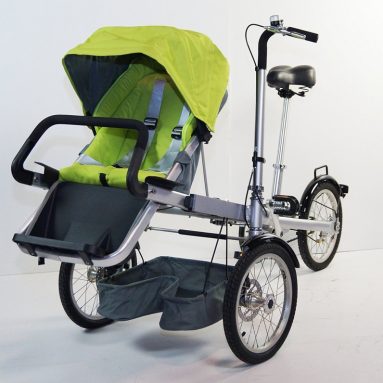 Convertible 3 IN 1 Folding Stroller Bike