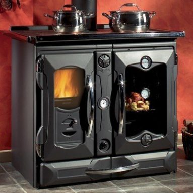 “Suprema Black” Wood Burning Cooking