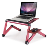 Cooling Adjustable Portable Laptop Stand with Mouse Pad
