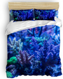 Coral Reef Underwater Ocean 3D Print Floral Duvet Cover Set