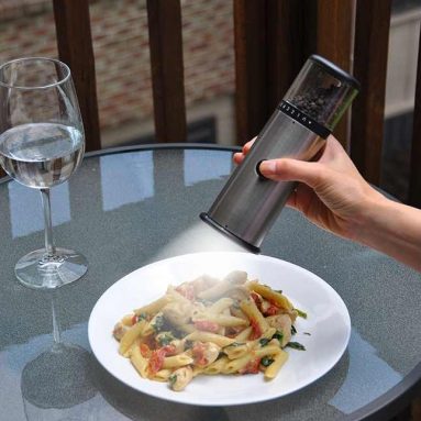 Cordless Lighted Salt or Pepper Mill