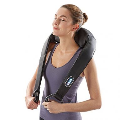 Cordless Shiatsu Neck & Back Massager with Heat