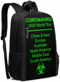 Corona Virus World Tour Laptop Backpack