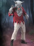 Deluxe Cosplay Costume w/ Wolf Mask & Hands